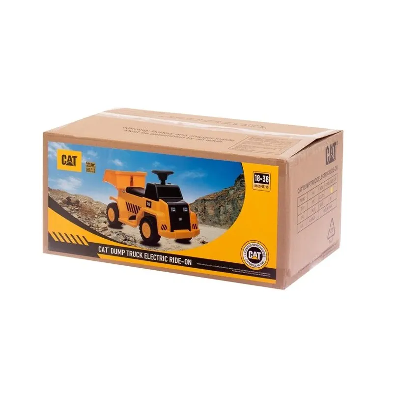 Toy eletric dump truck ride on cat h4