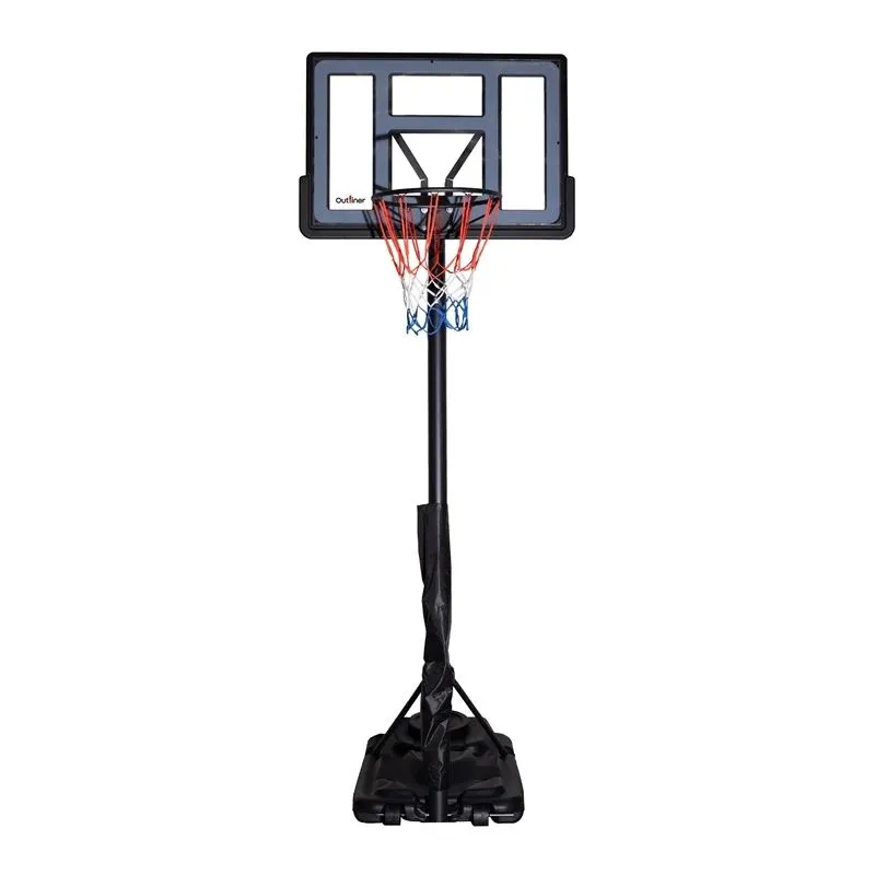 Basketbola statīvs ar bortu un grozu Outliner S021A, 245 - 305 cm