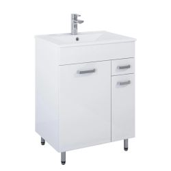 Komplekts nika 60 cm balts spīdīgs