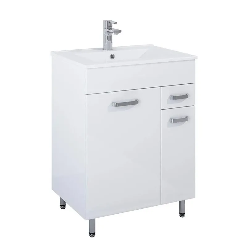 Komplekts nika 60 cm balts spīdīgs