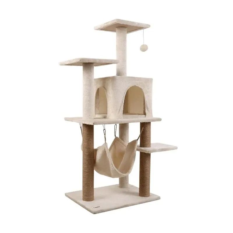 Kaķu skrāpējamais stabs Höppy, 49 cm x 38 cm x 110 cm