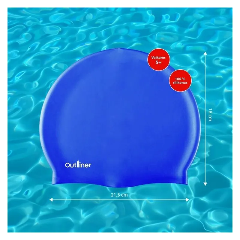 Peldcepure outliner mėlyna fsswm-006