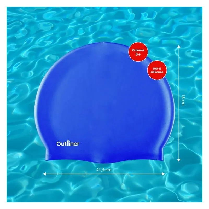 Peldcepure outliner mėlyna fsswm-006