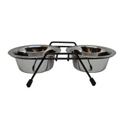 Bļoda barošanai Hoppy MS Wire Diner Trapeze. 0.24 l. 2 gab.