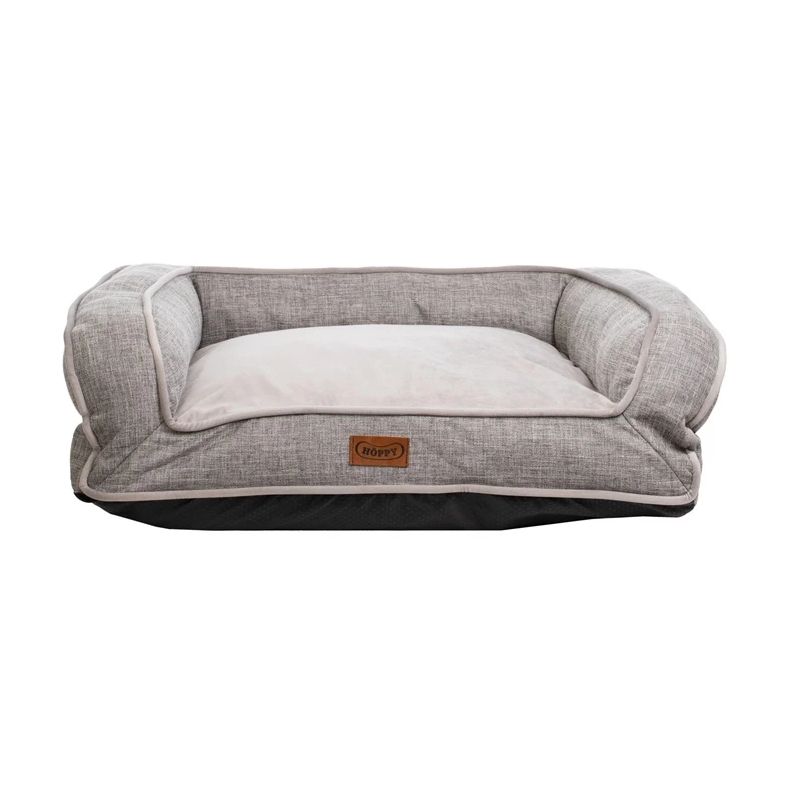 Guļvieta mājdzīvniekiem Hoppy. pelēka. 80 cm x 60 cm
