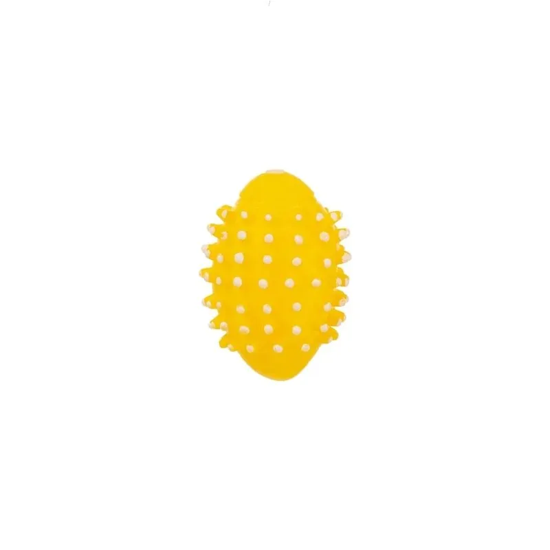 Žaislas šuniui, kamuoliukas Höppy HX117, 7 cm, balta sp.-geltona sp.