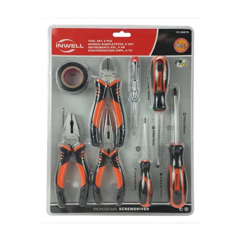 Instrumentu komplekts YF-20676, 8 gab.