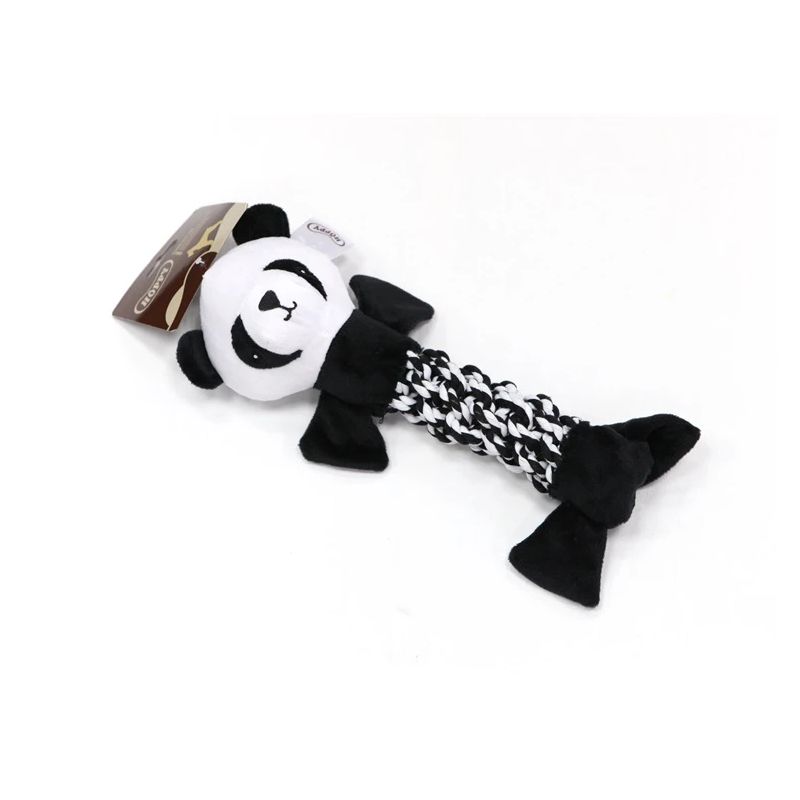 Rotaļlieta sunim Hoppy HG8204. 43 cm. balta-melna