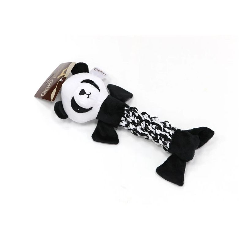 Rotaļlieta sunim Hoppy HG8204. 43 cm. balta-melna