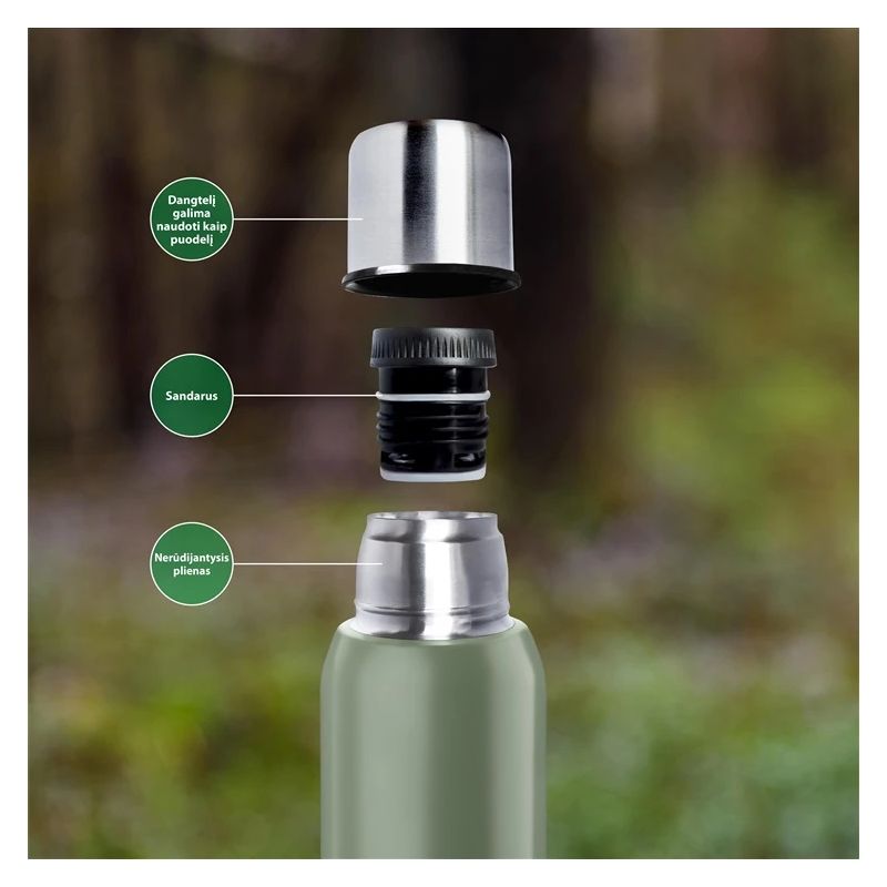 Termoss Outliner YTS-ZW100. 1 l. melna