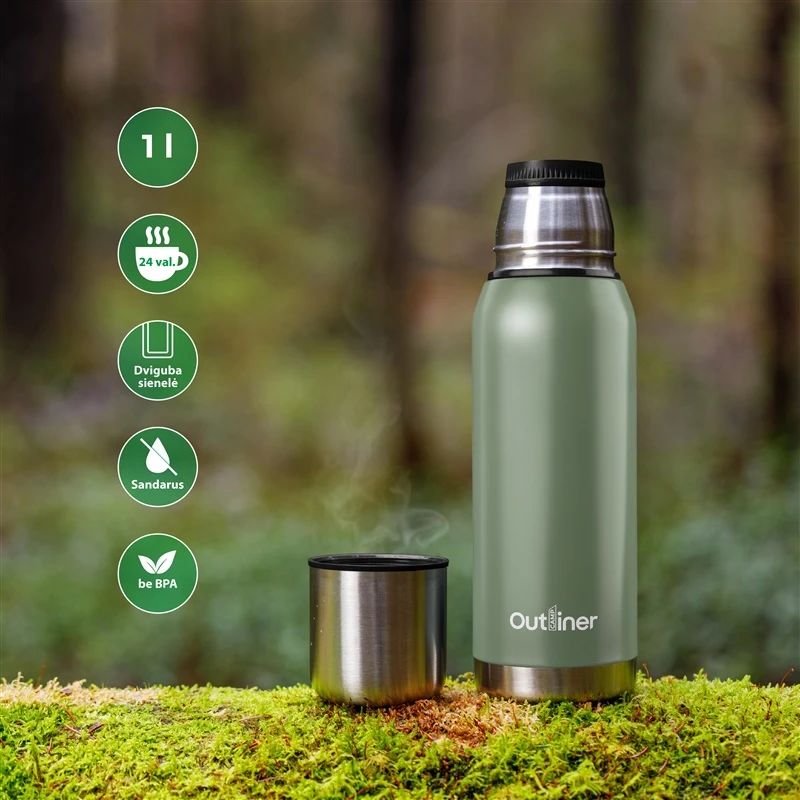 Termoss Outliner YTS-ZW100. 1 l. melna