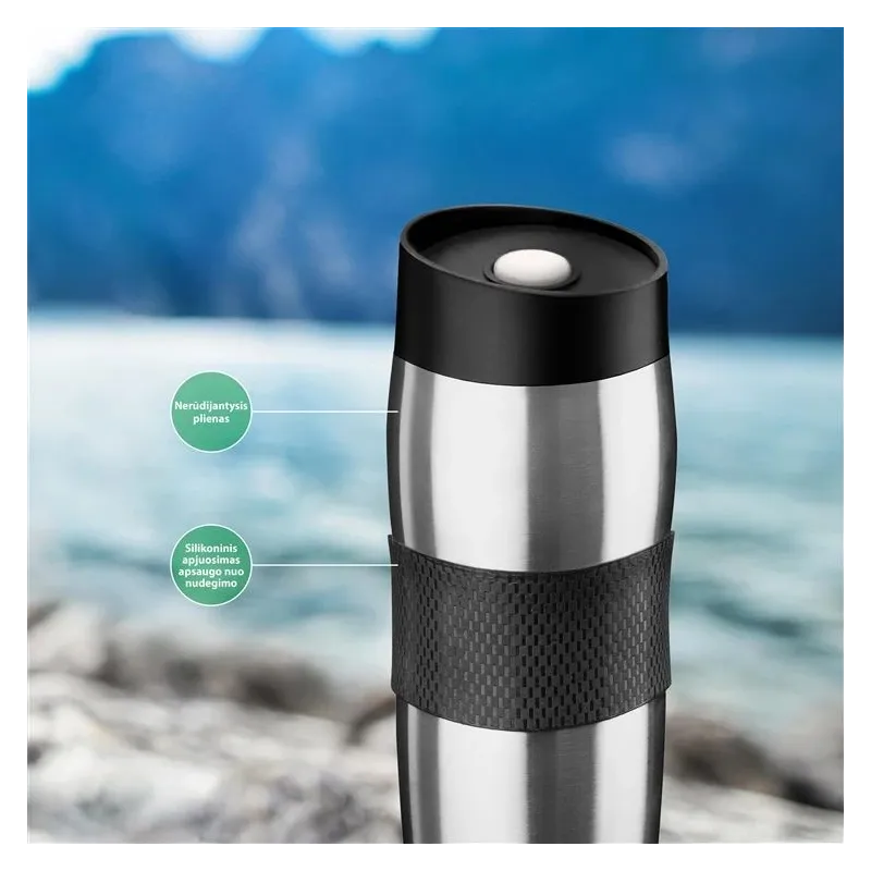 Thermos cup outliner tr-rh610a silv 0.35