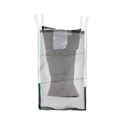 Ventiliuojamas didmaišis malkoms, 160 cm x 97 cm, 1000 l