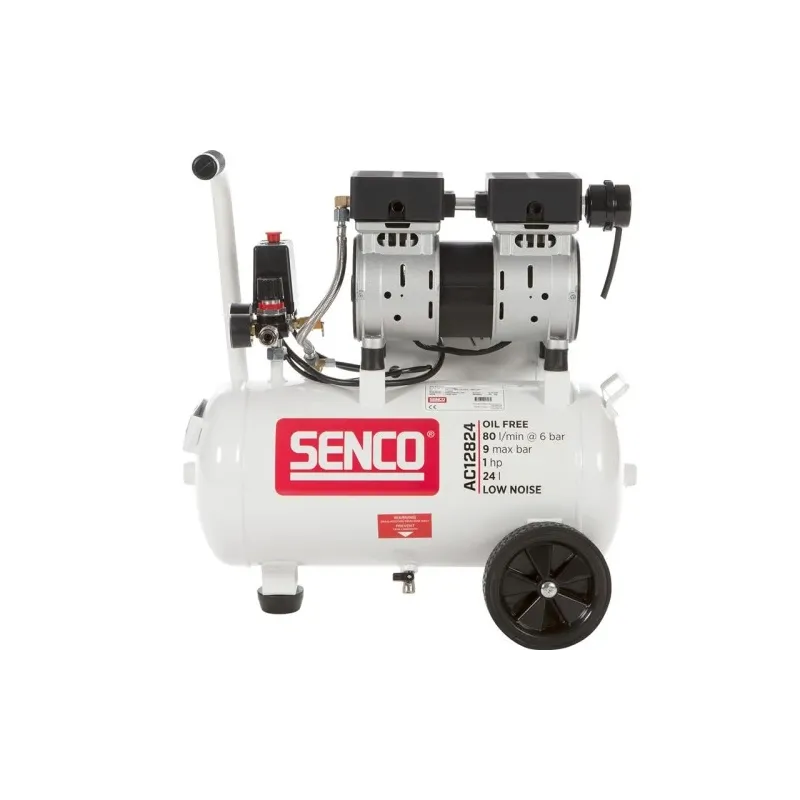 SENCO Kompresors AC12824 zema trokšņa, bezeļļas