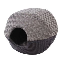 Dzīvnieku gulta - māja Höppy. pelēka. 49 cm x 45.5 cm