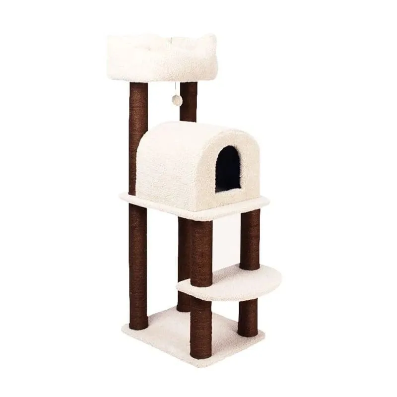 Kaķu skrāpējamais stabs Höppy, 55 cm x 45 cm x 103 cm