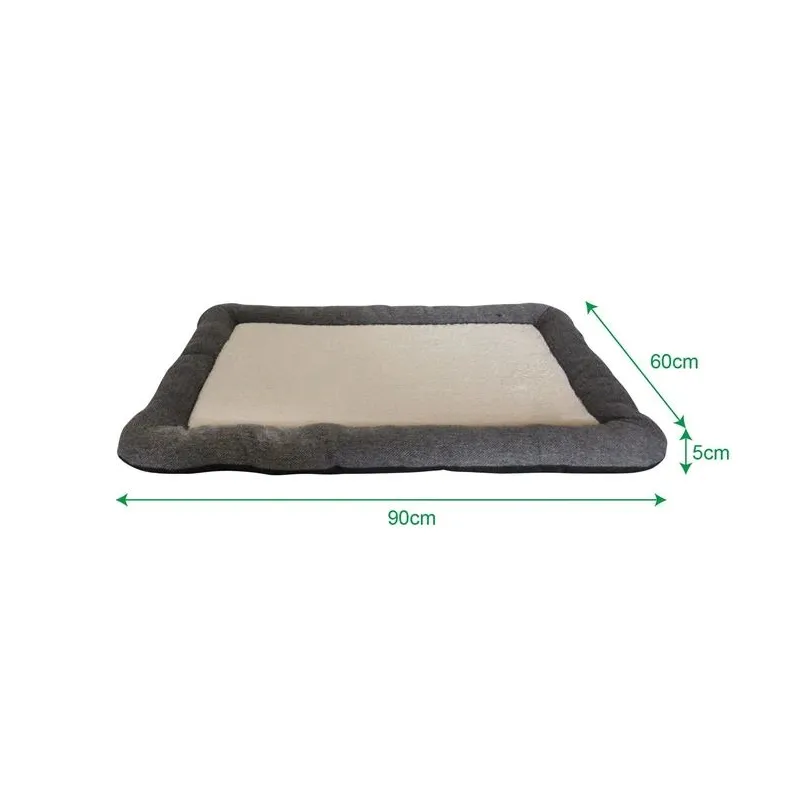 Pet bed grey lpt4651m höppy 90x60x5cm