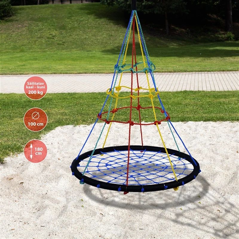 Šūpoles Outliner S04-423. 100 cm. daudzkrāsaina