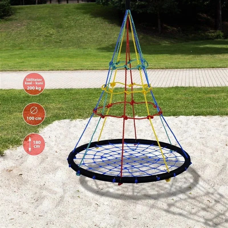 Šūpoles Outliner S04-423, 100 cm, daudzkrāsaina