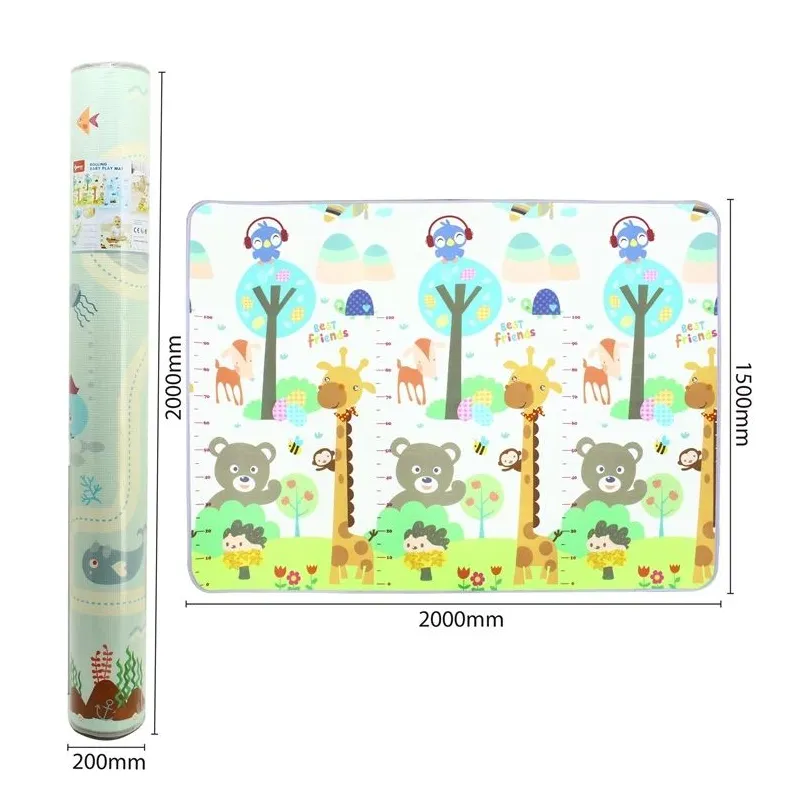 Paklājiņš mazuļiem - puzle Giraffe