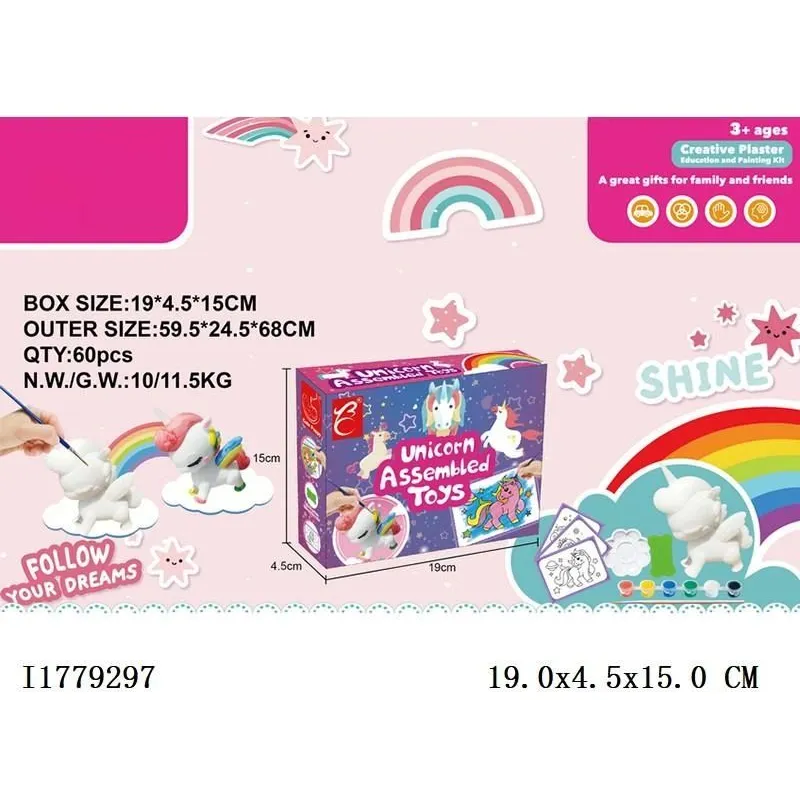 Toy creative kit unicorn 5pcs i1779297