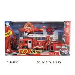 Игрушечная пожарная машина SOS Station D1449238, красный