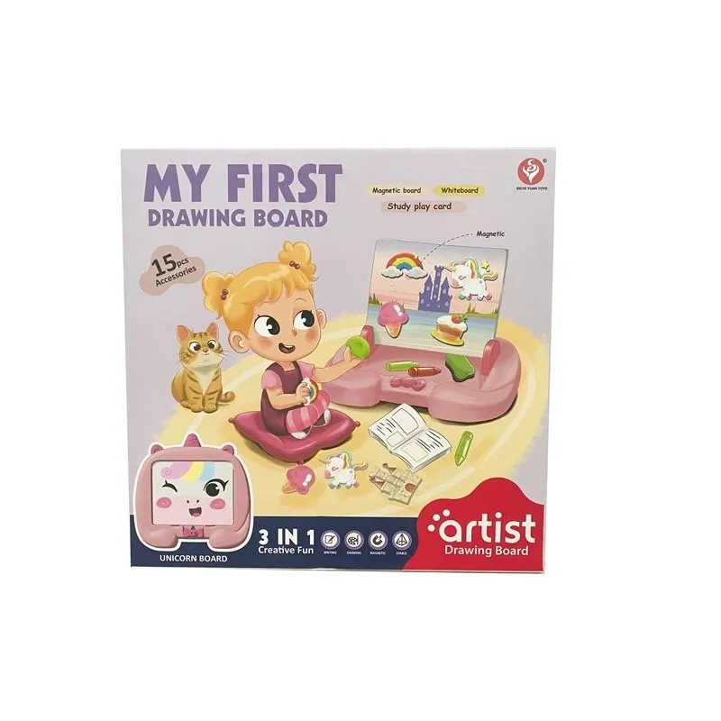 Magnetiline kahepoolne joonistuslaud Unicorn