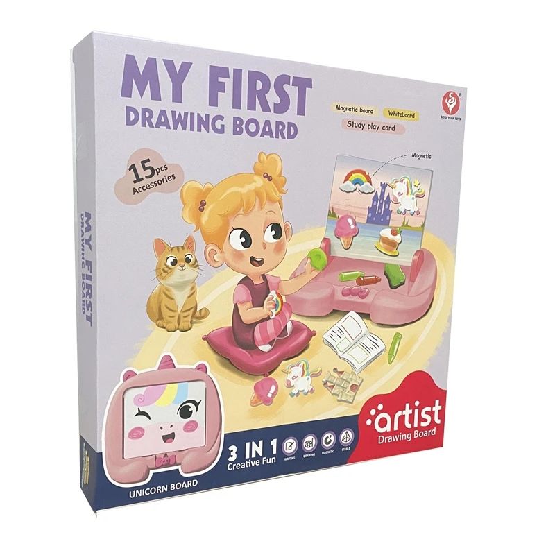 Magnētisks abpusējs rasējamais dēlis Unicorn 050-59