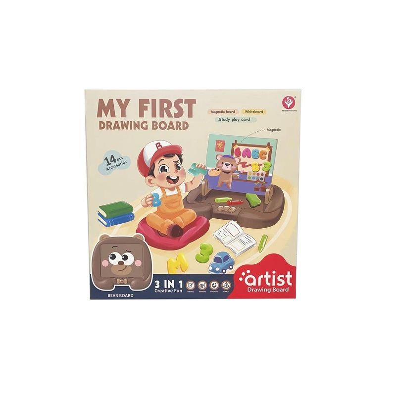 Magnētisks abpusējs rasējamais dēlis Bear 050-63