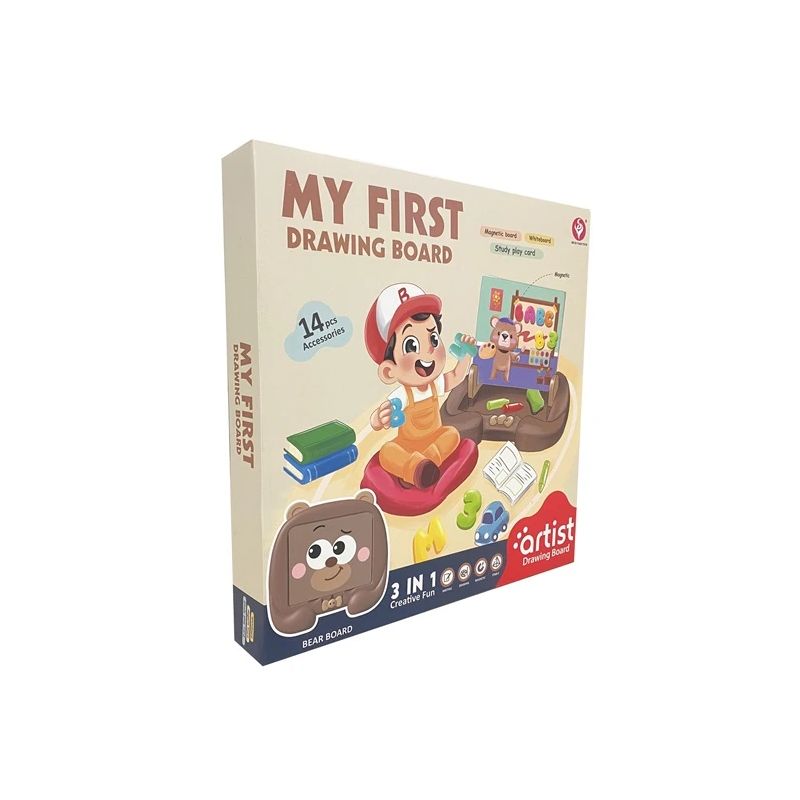 Magnētisks abpusējs rasējamais dēlis Bear 050-63