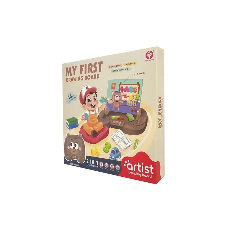 Magnētisks abpusējs rasējamais dēlis Bear 050-63