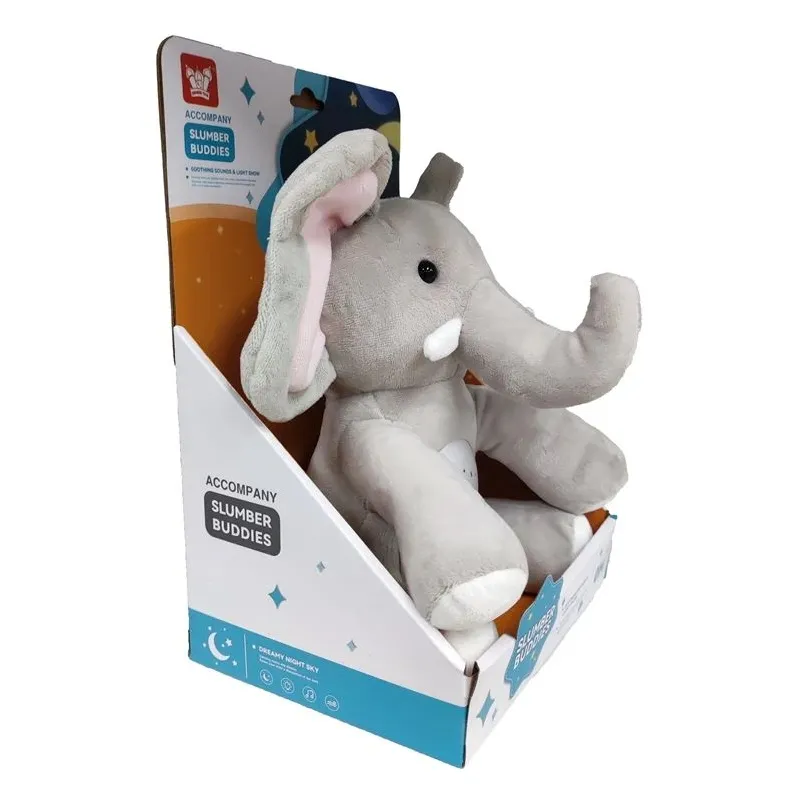 Mīkstā rotaļlieta zilonis 450K-A, pelēka