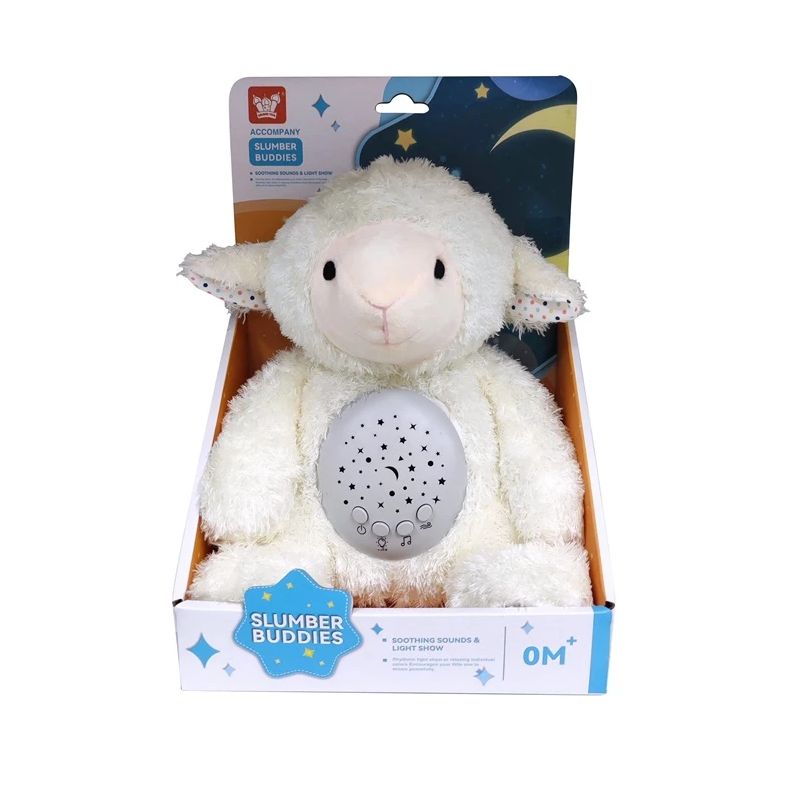 Rotaļl.interakt.plīša aita ar projektoru