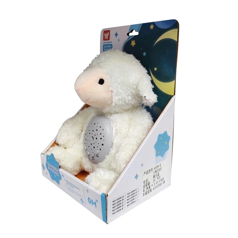 Rotaļl.interakt.plīša aita ar projektoru