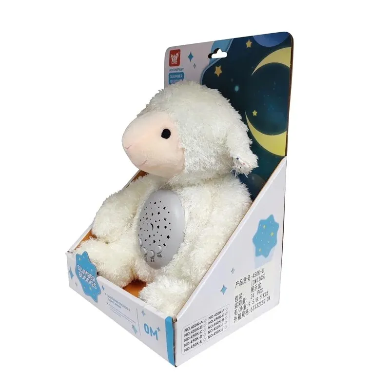 Mīkstā rotaļlieta aita 450K-G, daudzkrāsaina