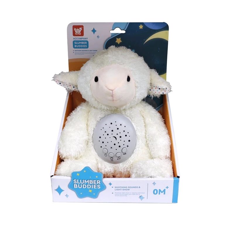 Rotaļl.interakt.plīša aita ar projektoru