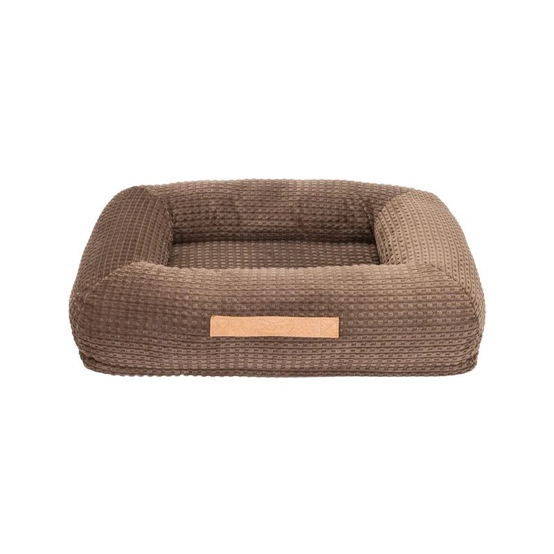 Dzīvnieku gulta Höppy. brūna. 70 cm x 52 cm