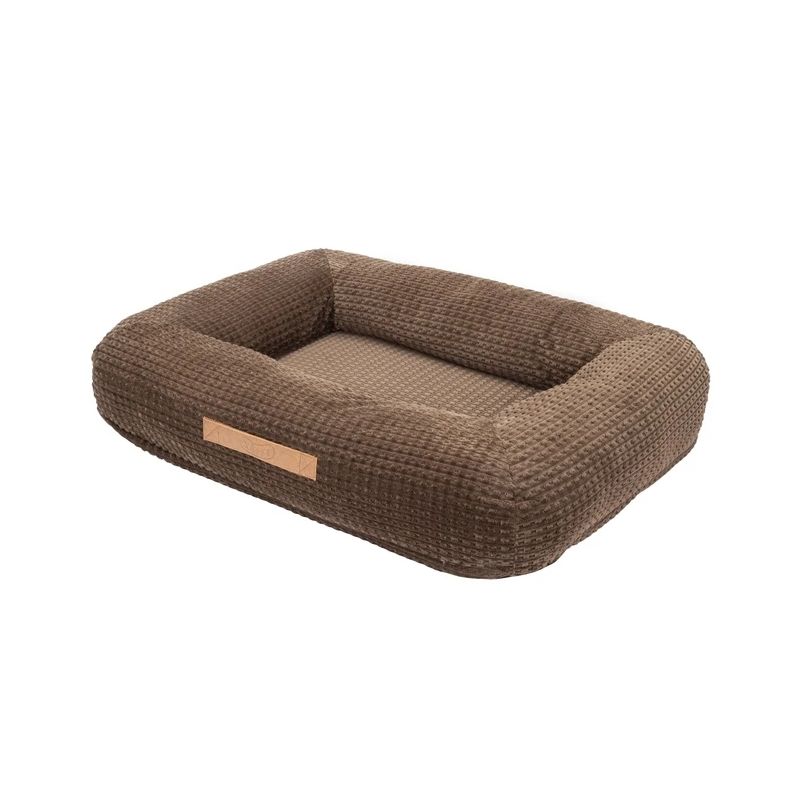 Dzīvnieku gulta Höppy. brūna. 80 cm x 60 cm