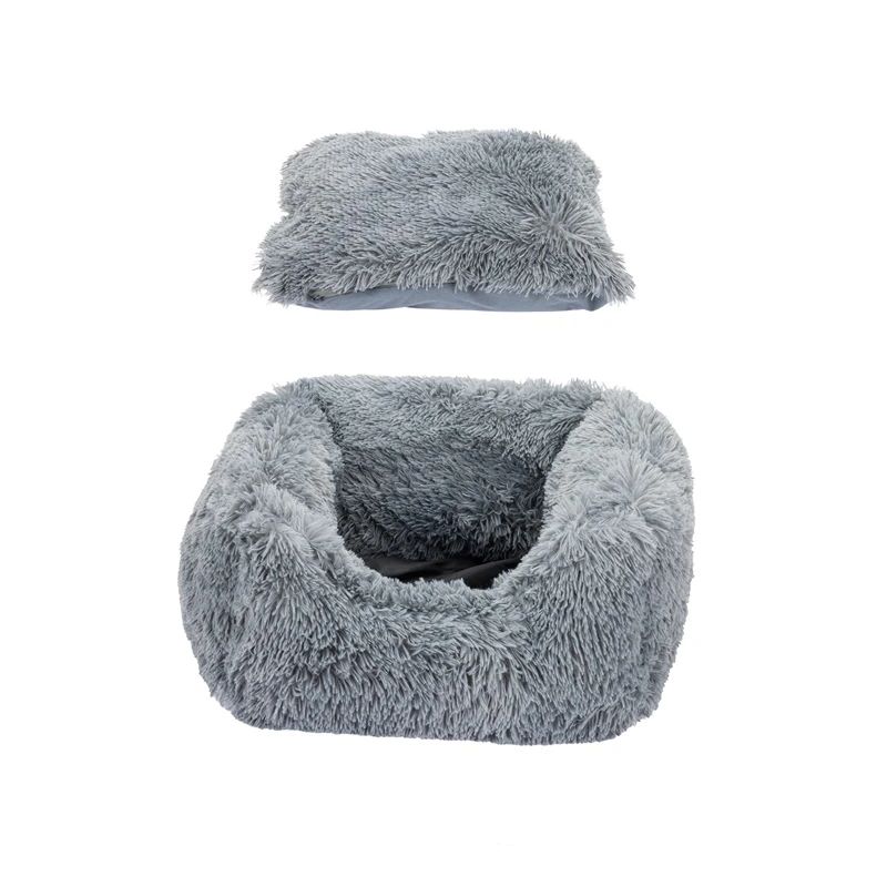 Guļvieta mājdzīvniekiem Höppy. pelēka. 65 cm x 52 cm