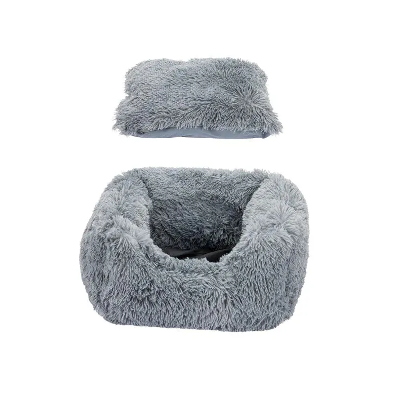 Guļvieta mājdzīvniekiem Höppy, pelēka, 65 cm x 52 cm