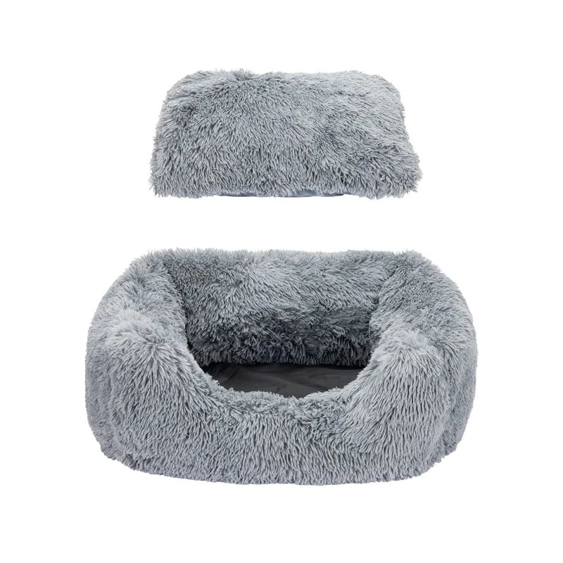 Guļvieta mājdzīvniekiem Höppy. pelēka. 79 cm x 65 cm