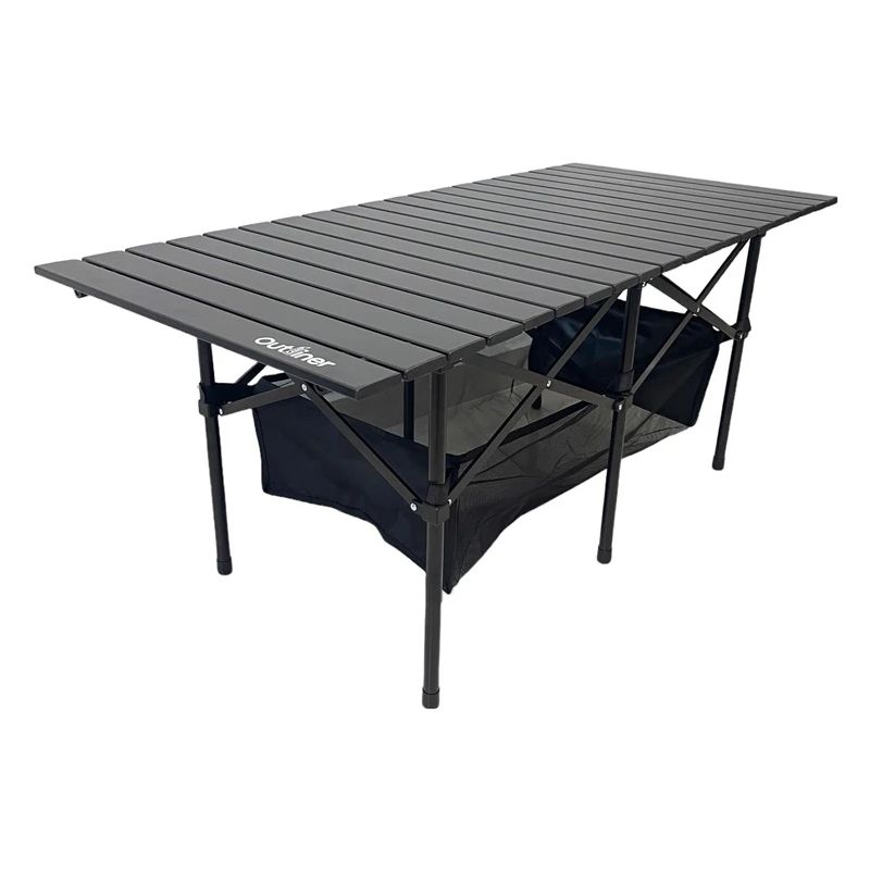 Saliekamais kempinga galds ar skapi Outliner 120x55x50cm