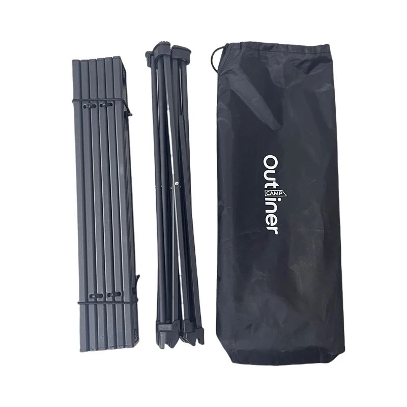 Kempinga galds Outliner Camping. zaļa. 41x34x29cm