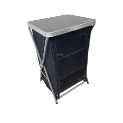 Matkalaud Outliner Camping, must v., 55 cm x 48 cm x 86 cm