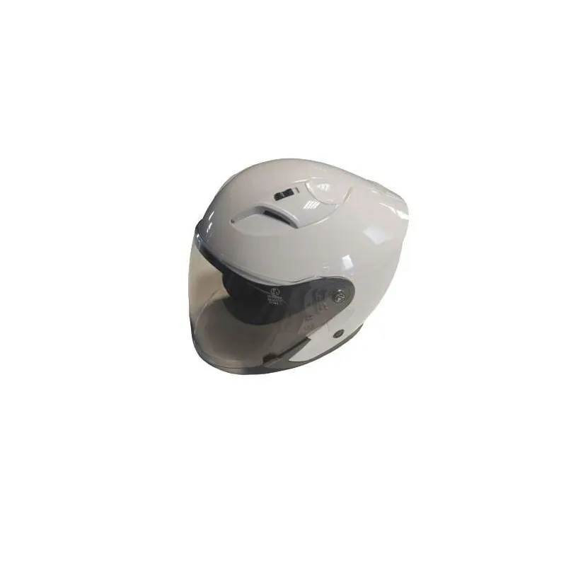 Motociklininko šalmas YM-637, L ,59-60 cm,, balta sp.