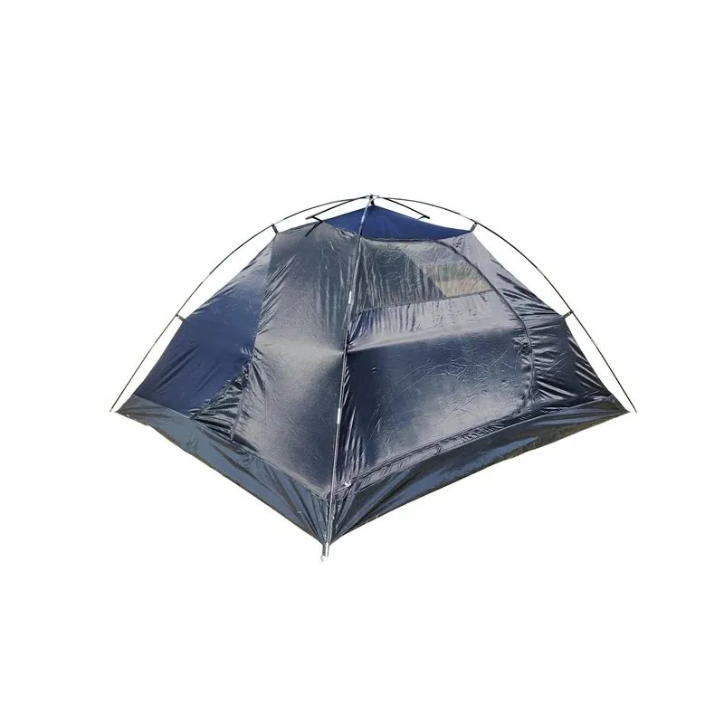 Četrvietīga telts Outliner UV50+, zila-pelēka, 240 cm x 210 cm x 116 cm