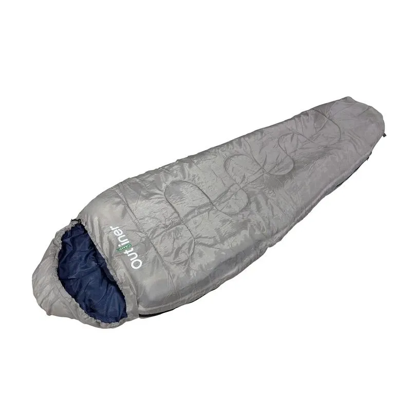 Miegmaišis Outliner. mėlynas-pilkas. dešininis. 220 cm