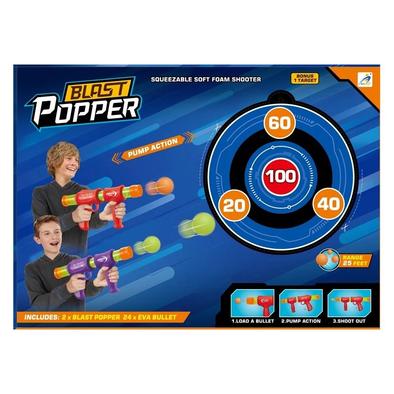 Rotaļu ierocis ar bumbiņām AX1034B. 48 cm