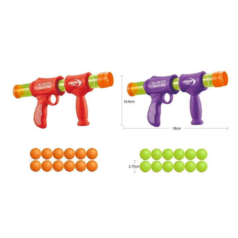 Rotaļu ierocis ar bumbiņām AX1034B. 48 cm