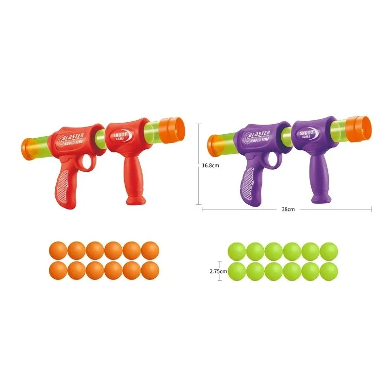 Toy gun and balls set ax1034b